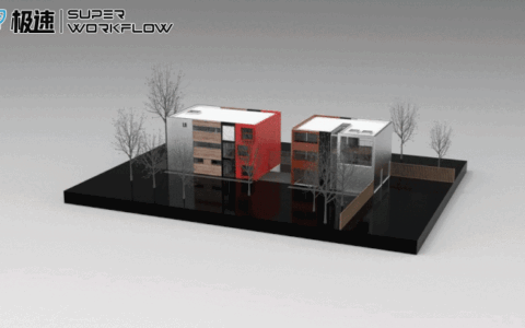 《Super Dutch》与功能策划生成的建筑，条形码之家/BARCODE HOUSE | MVRDV | 极速案例-极速工作流